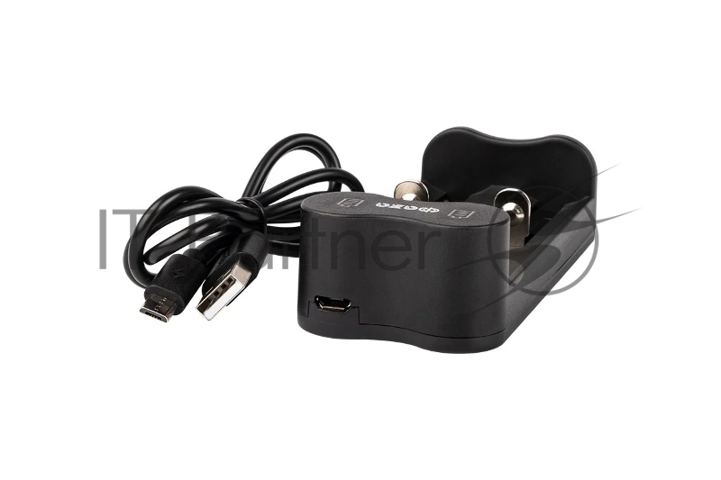 Устройство зарядное L-71USB 2х500мА Li-ion (16340/17650/18650/26650/20700 и др.) 4.2В DC USB-MicroUSB в компл. ФАZА 5032385