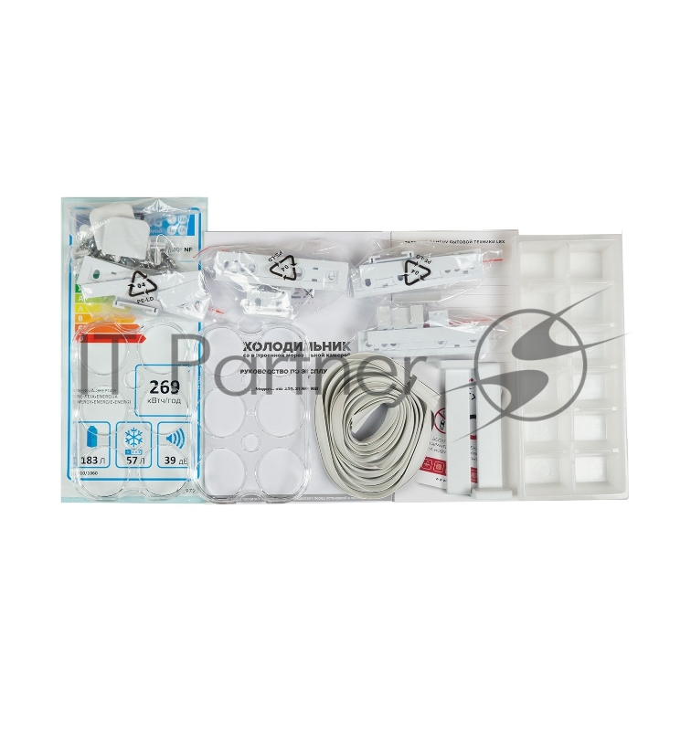 Встраиваемый холодильник LEX RBI 102 DF Класс энергопотребления A+, холодильная камера 138л, тип управления электронный, макс уровень шума 39 Дб, подстветка LED, система разморозки Defrost.