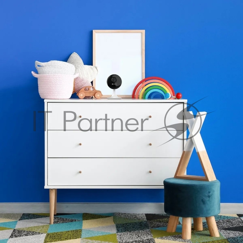 Камера видеонаблюдения IP Ezviz CS-C1C-E0-1E2WF 2.8-2.8мм цв. корп.:белый (C1C-B(1080P H.265))