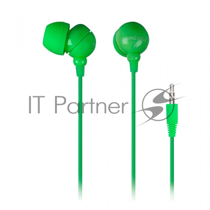 Внутриканальные наушники SmartBuy® COLOR TREND, зеленые (арт. SBE-3200)/320