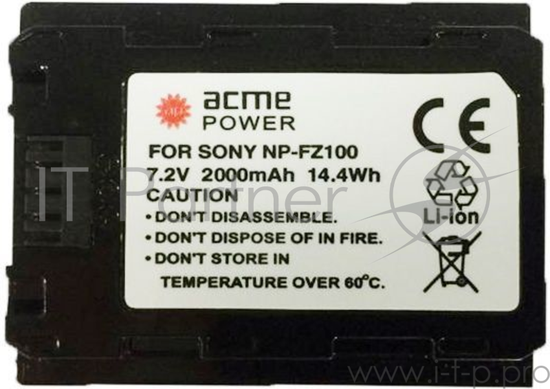 Аккумулятор для компактных камер и видеокамер AcmePower AP-NP-FZ100
