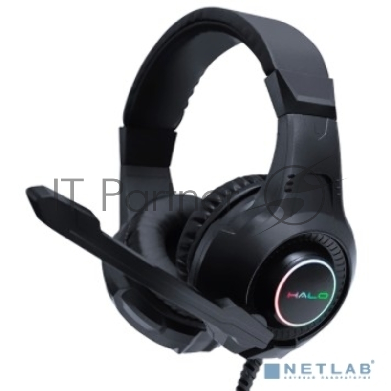 Гарнитура Qumo HALO GHS0018, стерео, 2х3,5 Jack+USB(питание), с микрофоном