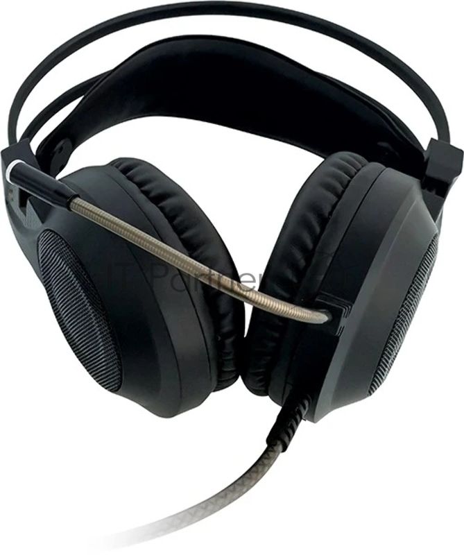 Гарнитура Qumo Odin GHS 0023, стереогарнитура, подсветка, USB+3,5 jacks