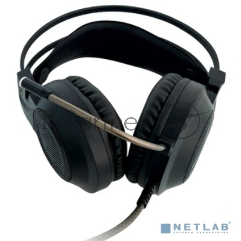 Гарнитура Qumo Odin GHS 0023, стереогарнитура, подсветка, USB+3,5 jacks