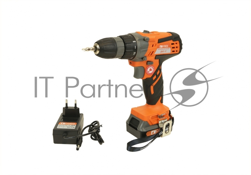 Дрель аккумуляторная СОЮЗ ДШС-12 12В, 1 акк. 2Ач, картон