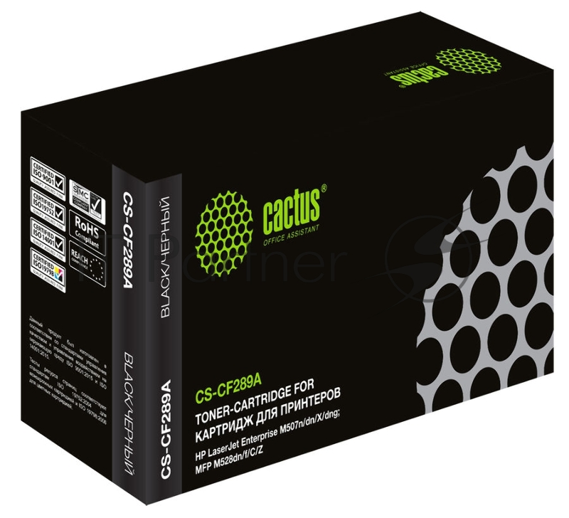 Картридж лазерный Cactus CS-CF289A черный (5000стр.) для HP LJ M507/MFP M528