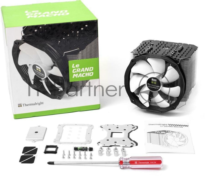 Кулер для процессора Thermalright Le GRAND Macho RT, высота 159 мм, 300-1300 об/мин, 14-20 дБА, PWM (001144)