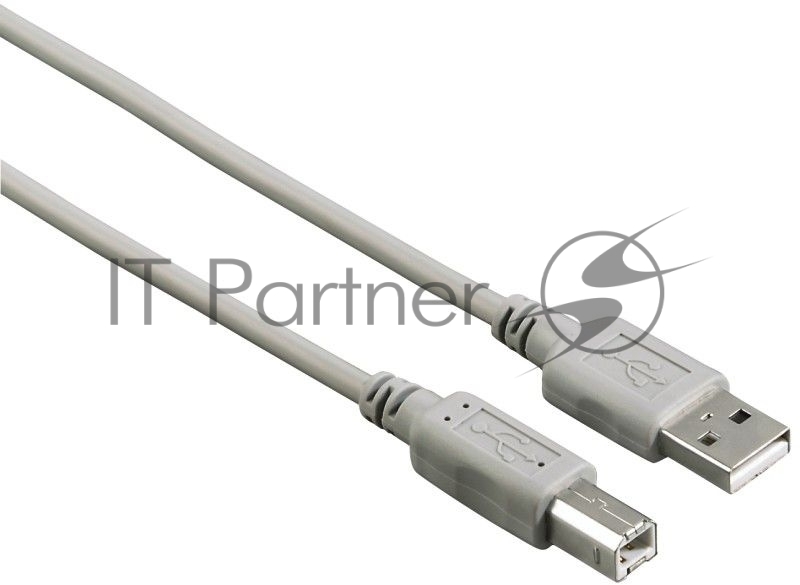 Кабель Hama H-200902 00200902 USB A(m) USB B(m) 5м серый