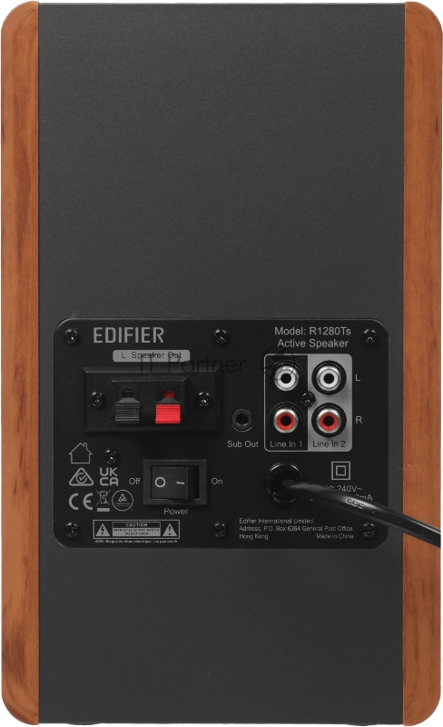 Колонки Edifier R1280Ts 2.0 светлое дерево/черный 42Вт