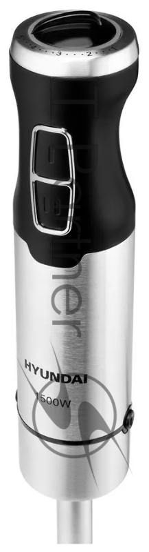 Блендер погружной Hyundai HYB-H5442 1500Вт черный/серебристый