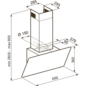 Вытяжка DeLonghi Platinum-60B
