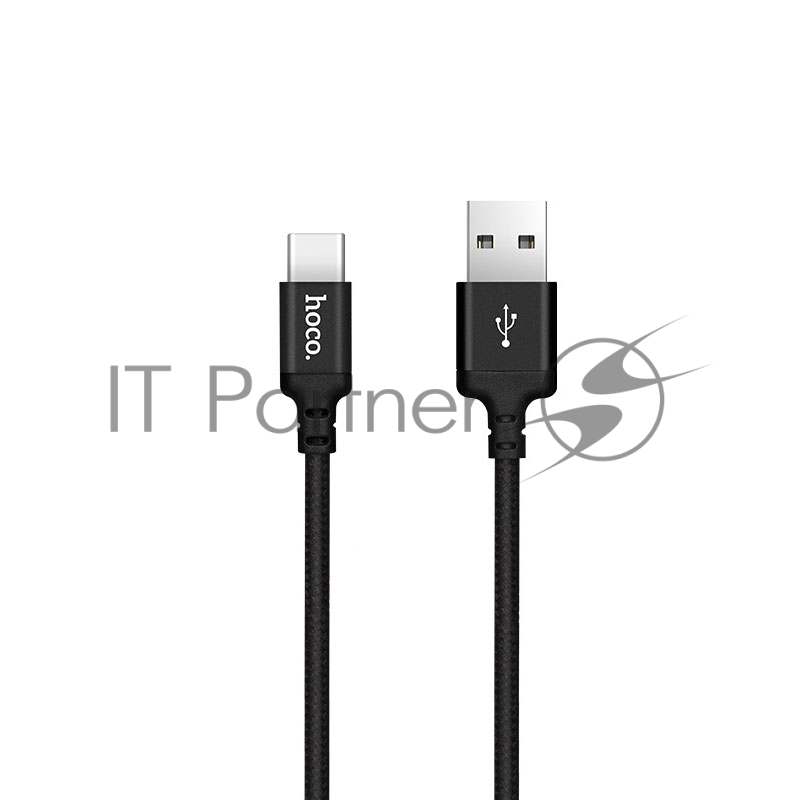 Кабель USB 2.0 hoco X14, AM/Type-C M, черный, 1м