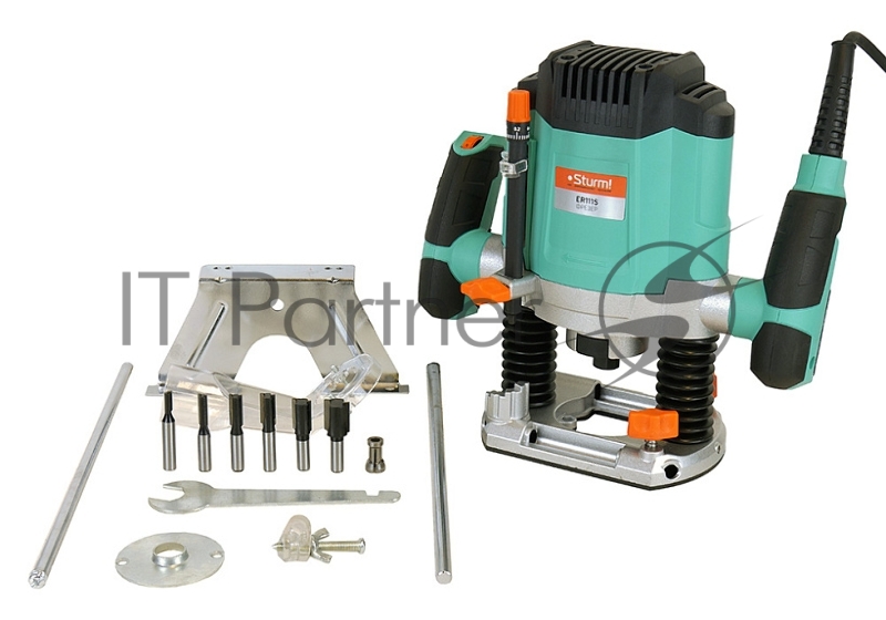 Фрезер Sturm! ER1115 , 1500 Вт, 16000-30000 об/мин, цанга 6 мм, 8 мм ЛИТАЯ ОПОРА (АЛЮМИНИЙ).