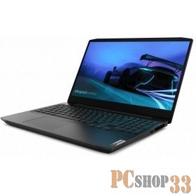 Ноутбук Lenovo IdeaPad Gaming 3 15ACH6 15.6(1920x1080 IPS)/AMD Ryzen 5 5600H(3.3Ghz)/16384Mb/512SSDGb GeForce RTX3050Ti(4096Mb)/Cam/BT/WiFi/ 1y/2.25kg/black/noOS + 170W