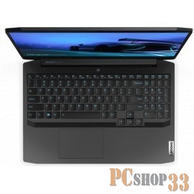 Ноутбук Lenovo IdeaPad Gaming 3 15ACH6 15.6(1920x1080 IPS)/AMD Ryzen 5 5600H(3.3Ghz)/16384Mb/512SSDGb GeForce RTX3050Ti(4096Mb)/Cam/BT/WiFi/ 1y/2.25kg/black/noOS + 170W