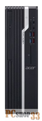 Компьютер Acer Veriton X2665G SFF i5 9400 (2.9) 16Gb SSD256Gb UHDG 630 Windows 10 Home GbitEth 180W черный