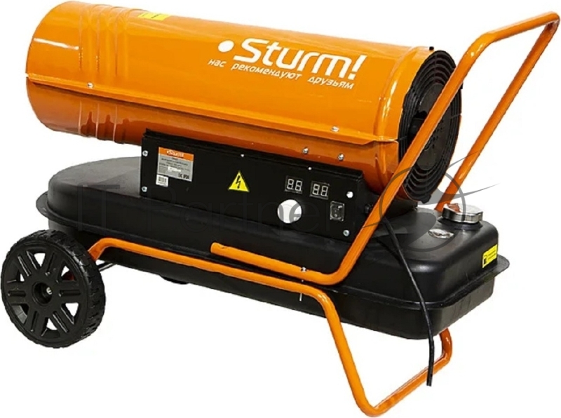 Дизельная тепловая пушка Sturm!, 20кВт, колеса DKH20