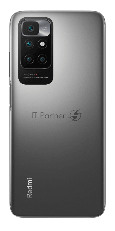 Смартфон Xiaomi Redmi 10 2022 Carbon Gray (22011119UY), 16,5 cm (6.5) 1080 x 2400, 2,0 ГГц+1,8 ГГц, 8 Core, 4 GB, 64 GB, 512 GB, 50 МП+ 8 МП + 2 МП + 2 МП/8Mpix, 2 Sim, 2G, 3G, LTE, BL v5.1, WiFi 802.11 a/b/g/n/ac, NFC, A-GPS, GALILEO, BEIDOU, GLONA