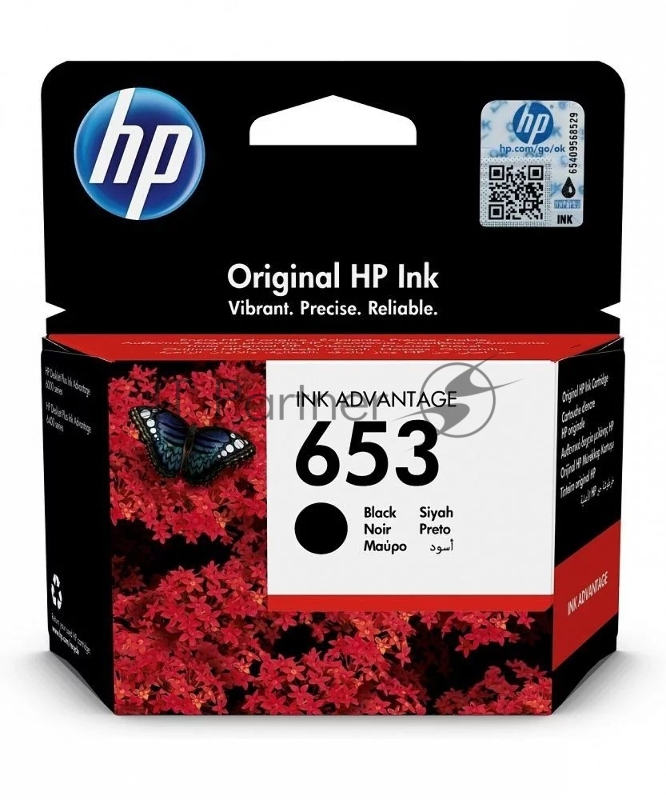 Картридж HP 653 струйный черный (360 стр)