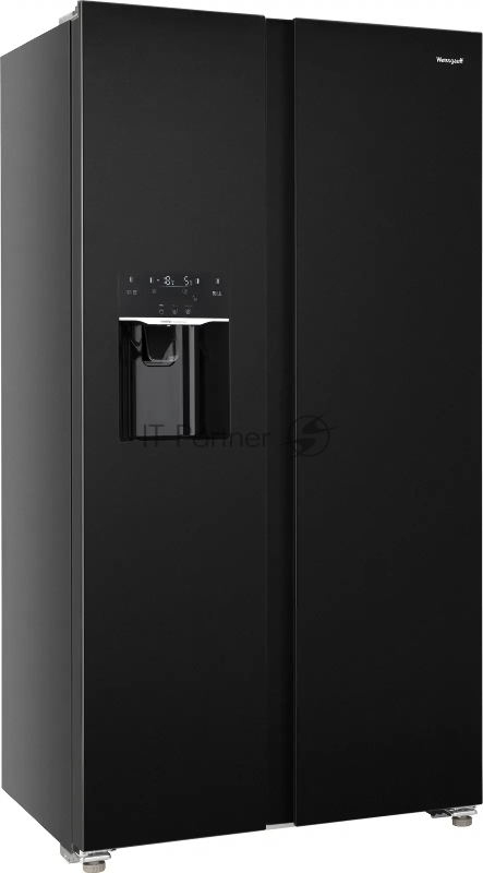 Холодильник Weissgauff WSBS 697 NFBX Inverter Ice Maker черный (двухкамерный)