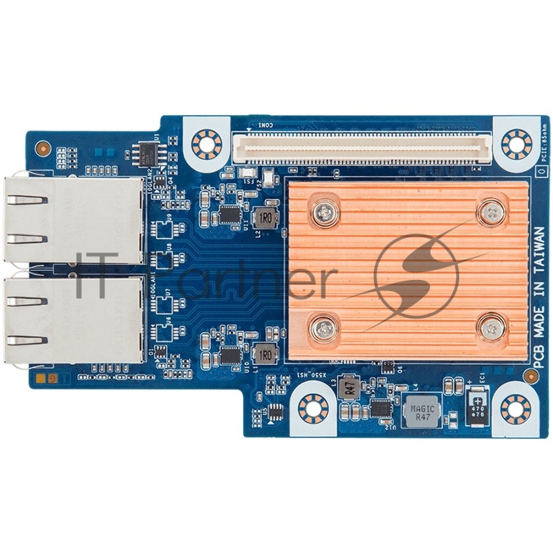 Сетевой адаптер GIGABYTE CLNO222 Intel X550-AT2 OCP type 10Gb/s 2-port LAN Card (9CLNO222NR-00)