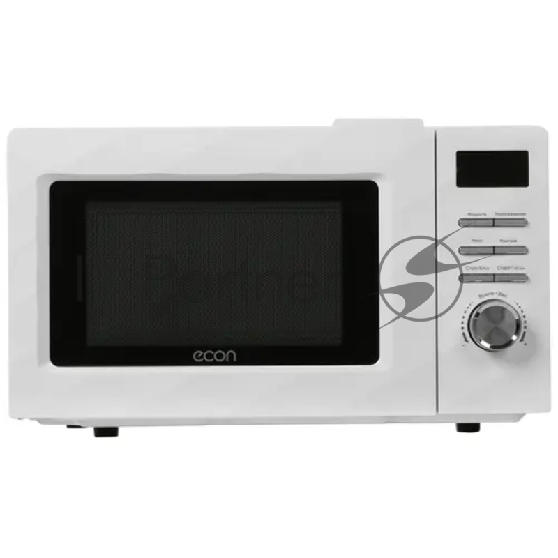 Печь микроволновая, Объем 20 литров, Мощность 700 ватт, Цифровое управление, 5 уровней мощности, Таймер на 60 минут, Диаметр поворотного стола 255 мм, 8 автоматических программ приготовления, Функция разморозки, Внутренняя подсветка, Блокировка от