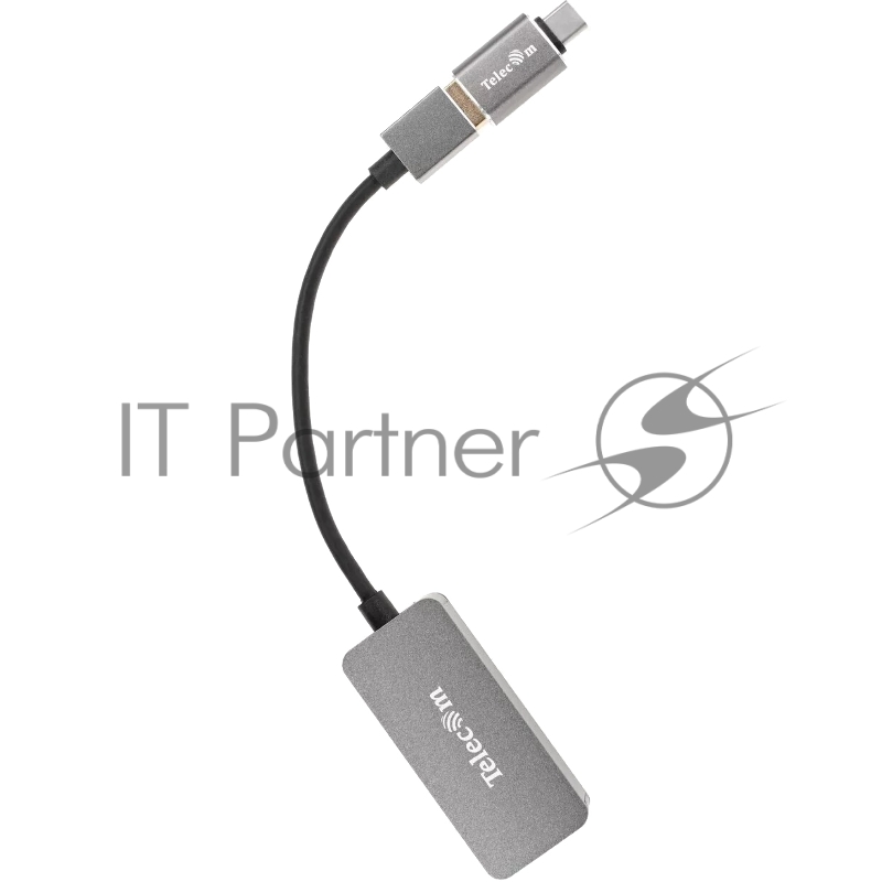 Кабель-переходник USB 3.0-->RJ-45 2.5G Ethernet, and TypeC адаптер 0.15м Telecom <TU325M>