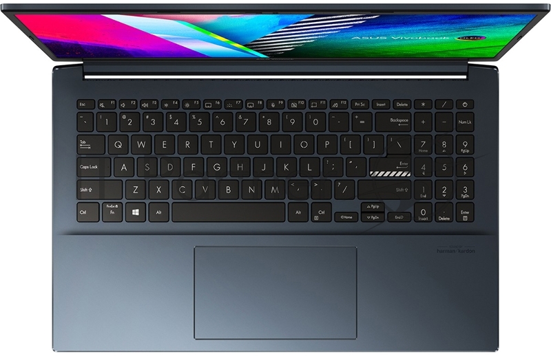 Ноутбук Asus Vivobook Pro 15 OLED K3500PC-L1315 Core i5 11300H 16Gb SSD512Gb NVIDIA GeForce RTX 3050 4Gb 15.6 OLED Touch FHD (1920x1080) noOS blue WiFi BT Cam