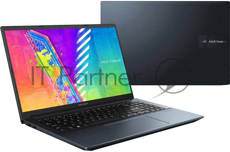 Ноутбук Asus Vivobook Pro 15 OLED K3500PC-L1315 Core i5 11300H 16Gb SSD512Gb NVIDIA GeForce RTX 3050 4Gb 15.6 OLED Touch FHD (1920x1080) noOS blue WiFi BT Cam