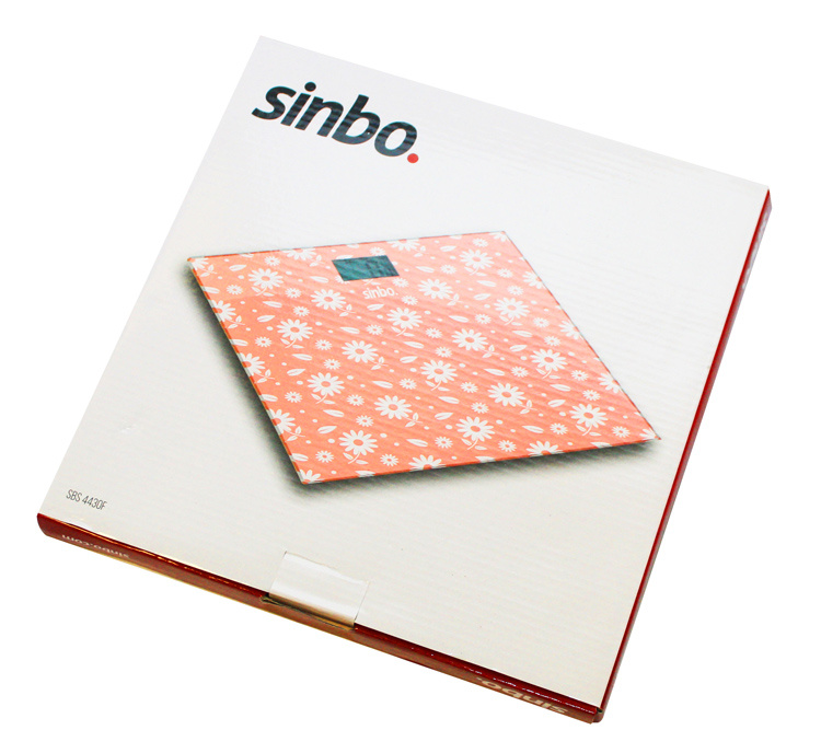 Весы напольные электронные Sinbo SBS 4430 макс.150кг зеленый