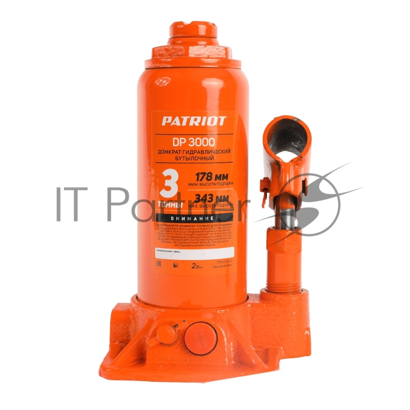 Домкрат бутылочный PATRIOT DB 3000 3T