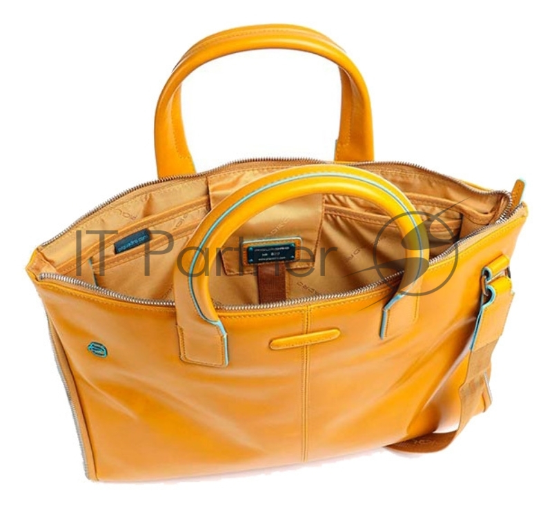 Сумка для ноутбука Piquadro Blue Square CA4021B2/G9 горчичный натур.кожа