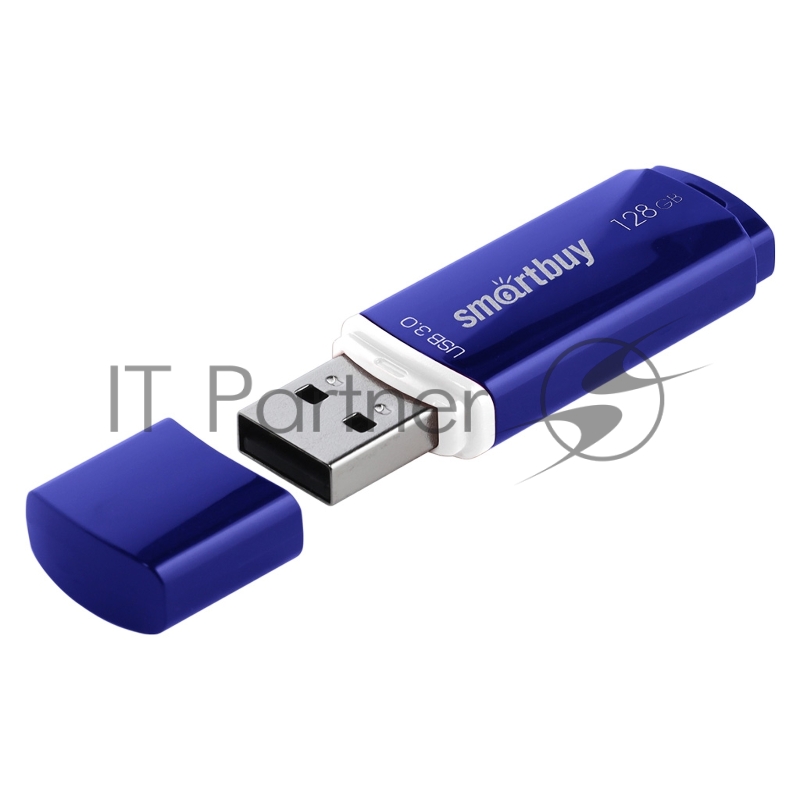 Флэш накопитель USB 3.0 Flash Drive 128GB Smartbuy Crown Blue (SB128GBCRW-Bl)