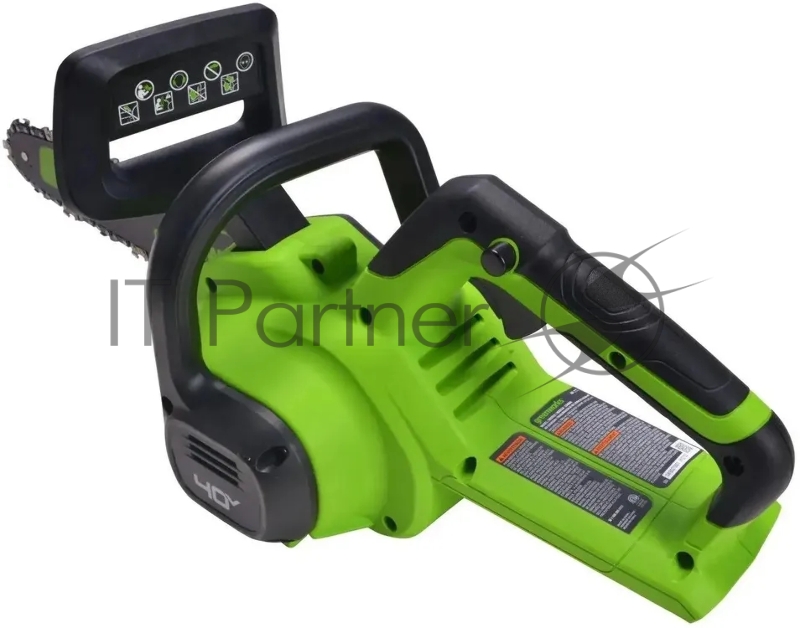 Цепная пила аккумуляторная GreenWorks G40CS30II, 40V, 30 см, без АКБ и ЗУ (2007807)