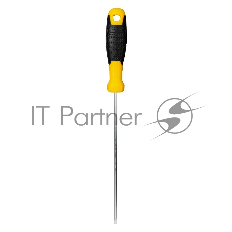 Шлицевая отвертка Deli DL6331501 3х150мм Материал: CR-V. Двухкомпонентная ручка. Хромированная.