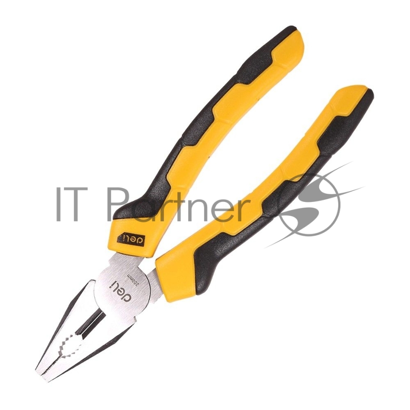 Комбинированные плоскогубцы Deli DL2008 8 Размер: 8 дюймов. Высококачественная углеродистая сталь. Двухкомпонентная ручка.