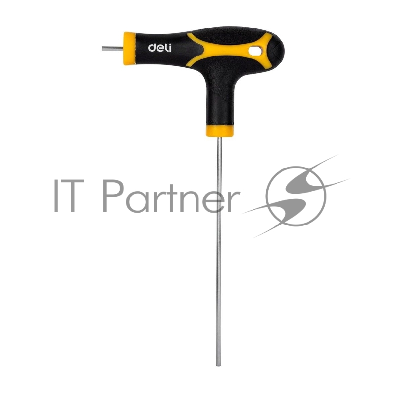 Набор шестигранных ключей Deli DL233108 8 шт. Материал: CR-V. Спецификация: 2x75 мм/2,5x75 мм/3x100 мм/4x100 мм/5x150 мм/6x150 мм/8x200 мм/10x200 мм. Удобная рукоять.