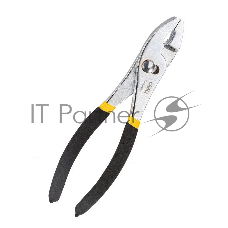 Пассатижи переставные двухдиапазонные Deli DL25508 8 Размер: 8 дюймов. Высококачественная углеродистая сталь. Хромированный. Двухкомпонентная ручка.