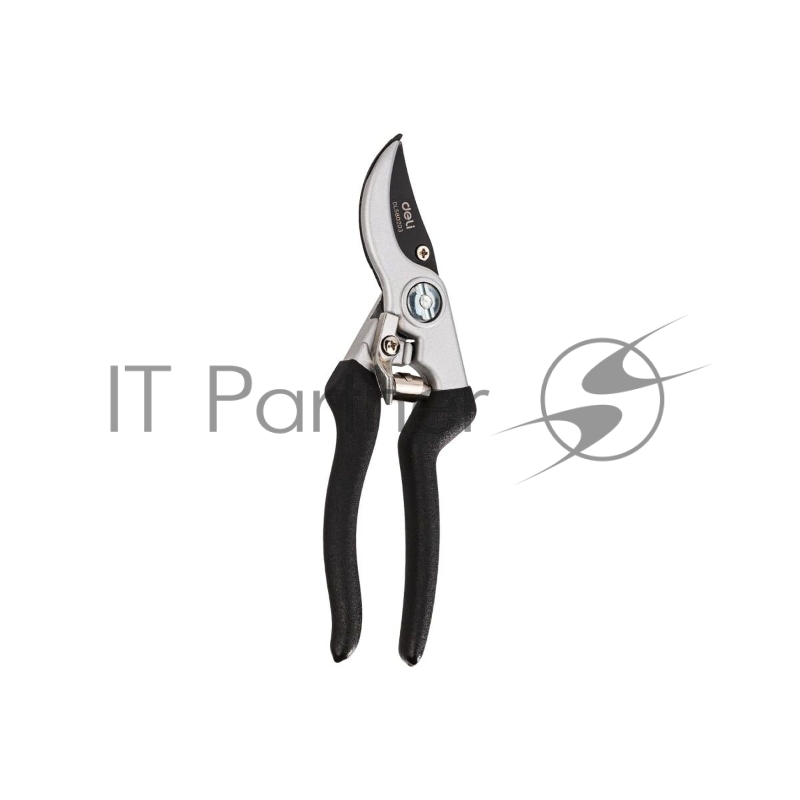 Секатор Deli DL580203 Размер 210 мм. Макс диаметр резки 15 мм. Сталь 55С. Термообработанная поверхность. Тефлоновая ручка из ПВХ.