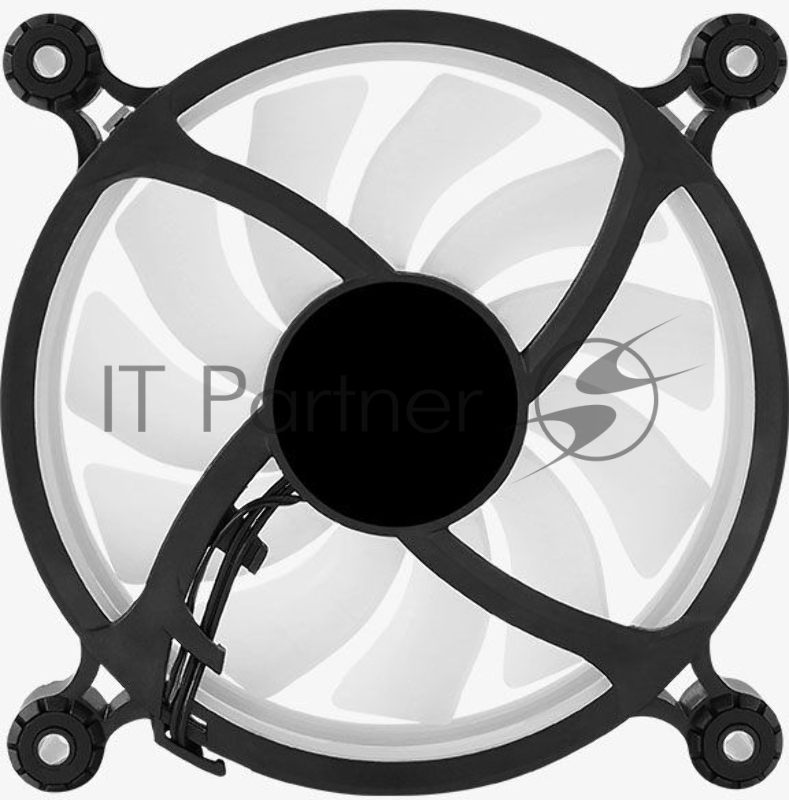 Вентилятор Aerocool Spectro 12 120x120mm 4-pin (Molex)20dB 140gr LED Ret