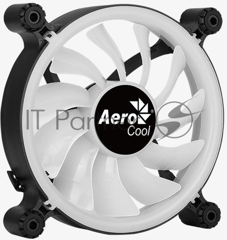 Вентилятор Aerocool Spectro 12 120x120mm 4-pin (Molex)20dB 140gr LED Ret