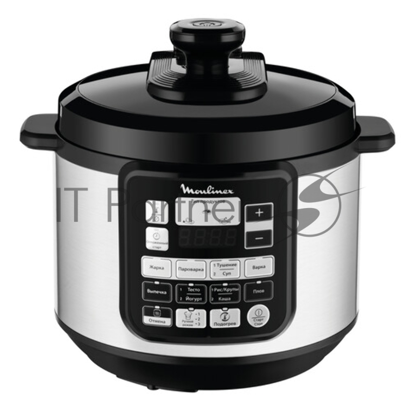 Мультиварка-скороварка Moulinex CE620D32 5л 1000Вт серебристый/черный