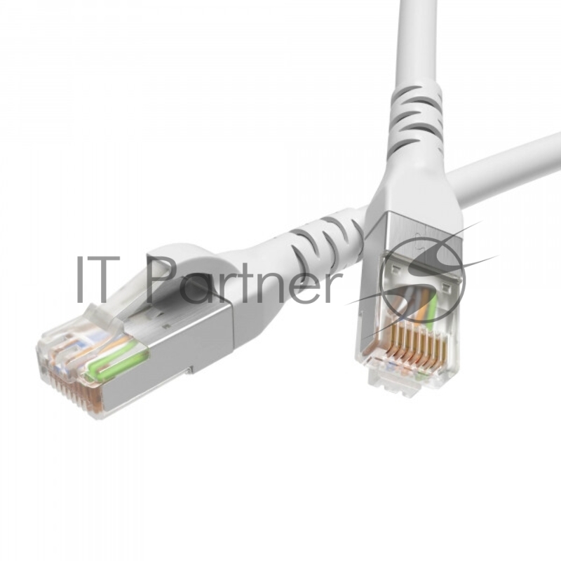 Патч-корд экранированный DKC CAT5E F/UTP 4х2, LSZH, белый, 1.5м