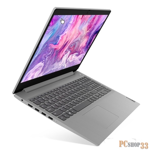 Ноутбук Lenovo IdeaPad 3 15IIL05 Core i3 1005G1 8Gb SSD256Gb Intel UHD Graphics 15.6 IPS FHD (1920x1080) noOS grey WiFi BT Cam