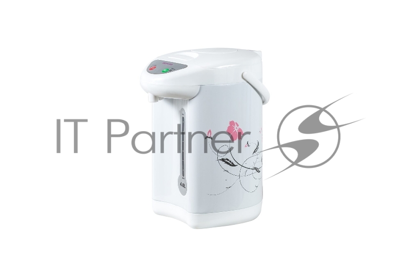 Термопот BRAVO TL-40F (объем 4,0л, мощность 800Вт, поворот на 360 градусов, внутреняя емкость из нерж. Стали, функция повторного кипячения, 3 способа подачи воды, внешний корпусбелая эмаль)