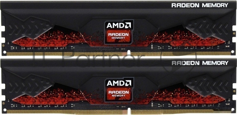 Оперативная память 32GB AMD Radeon™ DDR4 4000 Long DIMM R9 Gamer Series Gaming Memory R9S432G4006U2K Non-ECC, CL16, 1.35V, Heat Shield, Kit (2x16GB), RTL (R9S432G4006U2K) (183511) {6}
