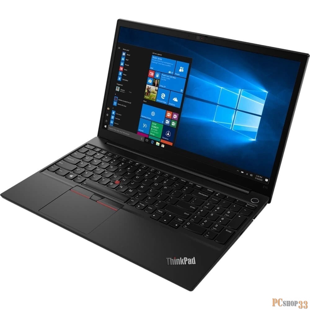 Ноутбук ThinkPad E15 Gen 2 15,6 FHD (1920x1080) IPS 250N, i5-1135G7, 8GB DDR4 3200 SODIMM, 256GB SSD M.2, Intel Iris Xe, WiFi, BT, FPR, IR Cam, 45Wh, 65W USB-C, Win 10P64 ENG, Black, 1Y, 1.7kg