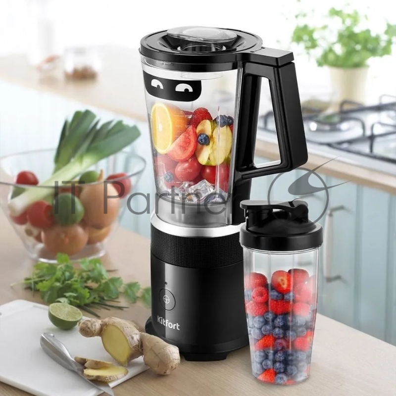 Блендер стационарный Kitfort кт-3070 300Вт черный