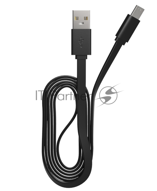 Кабель Maxvi MC-01F black USB-A - microUSB, 2A Описание: Плоский кабель, ток макс. нагрузки 2А, макс. напряжение 5V стандарт USB 2.0 длина 1м, материал PVC, черный