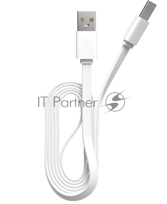 Кабель Maxvi MC-01LF white USB-A - microUSB, 2A Описание: Плоский кабель, ток макс. нагрузки 2А, макс. напряжение 5V стандарт USB 2.0 длина разъема microUSB 10 мм, длина 1м, материал PVC, белый